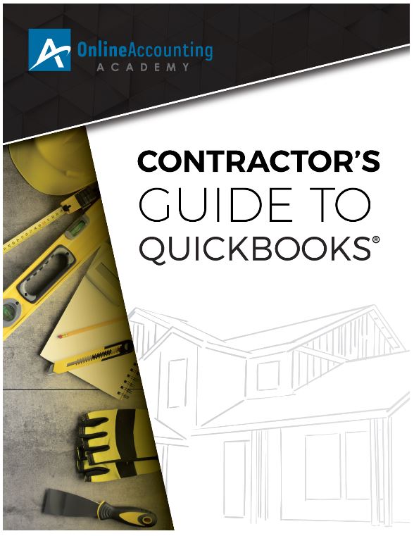 QuickBooks Training Book for Contractors